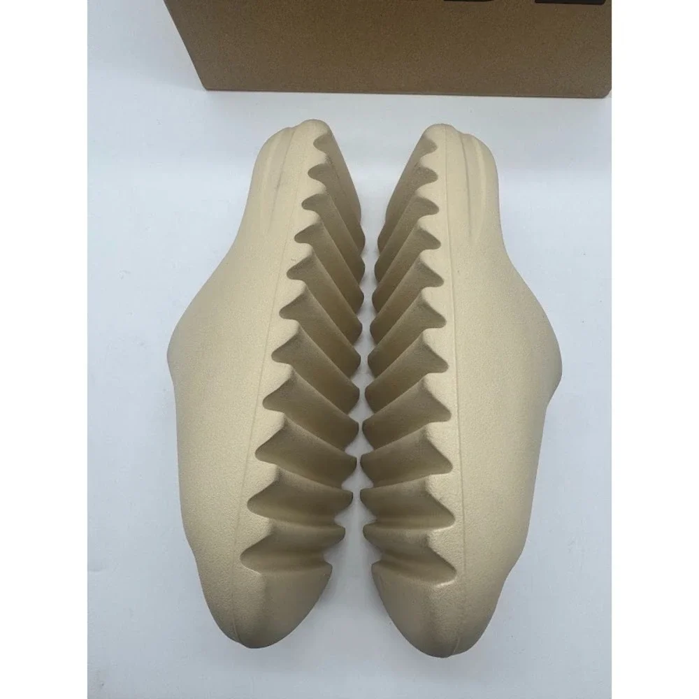 adidas Yeezy Slide Bone FZ5897 US 8 Cream Beige Slides OG Box Authentic
